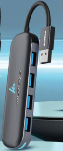 Wozovo Slim Dual-Host USB Multi-Port Hub