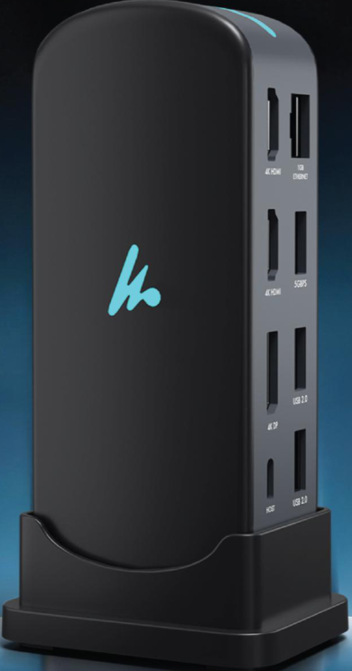 Vertical Universal USB-C Multi-Port Docking Station